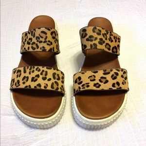 Leopard sandals 8.5 Altar'd State